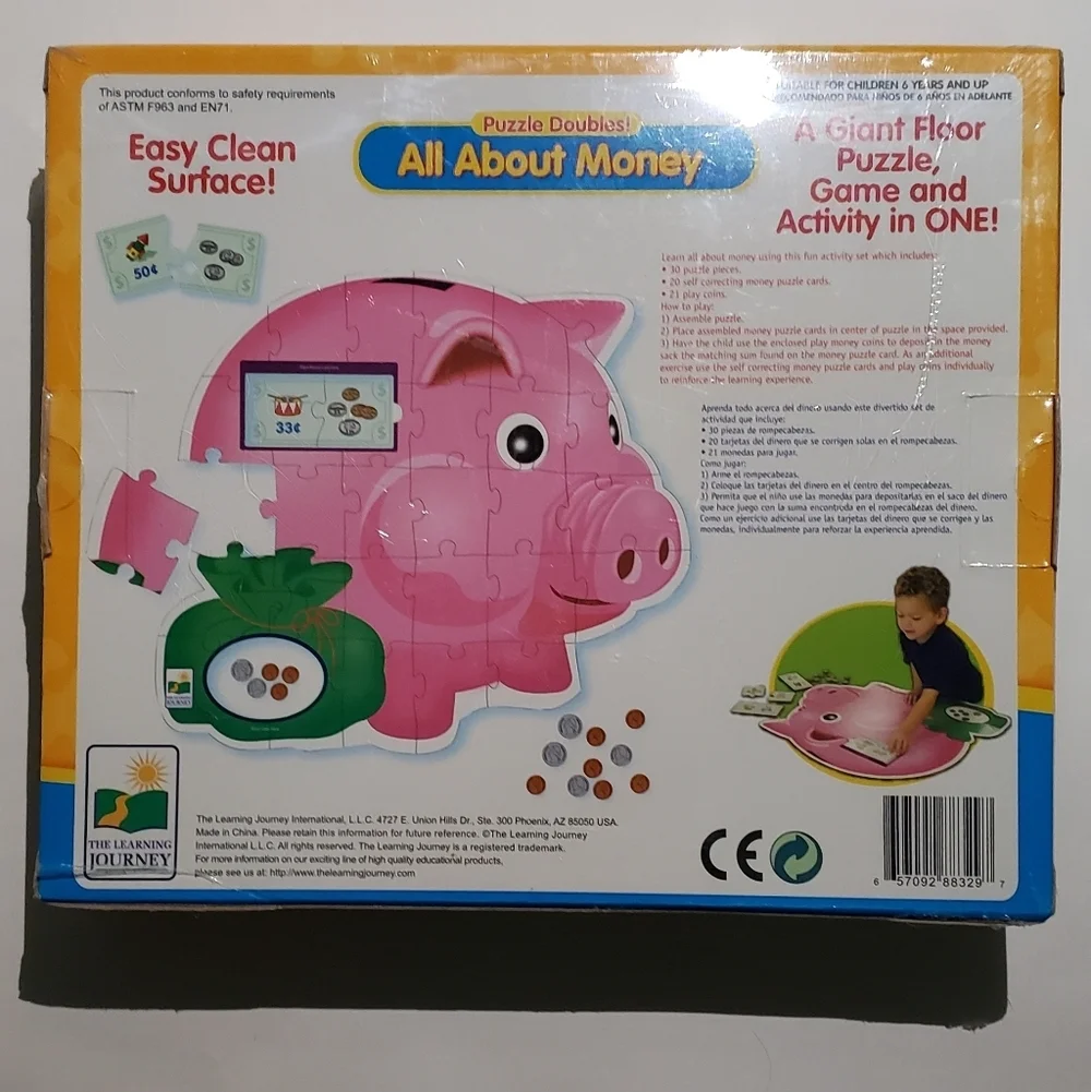All About Money Floor Puzzle & Game